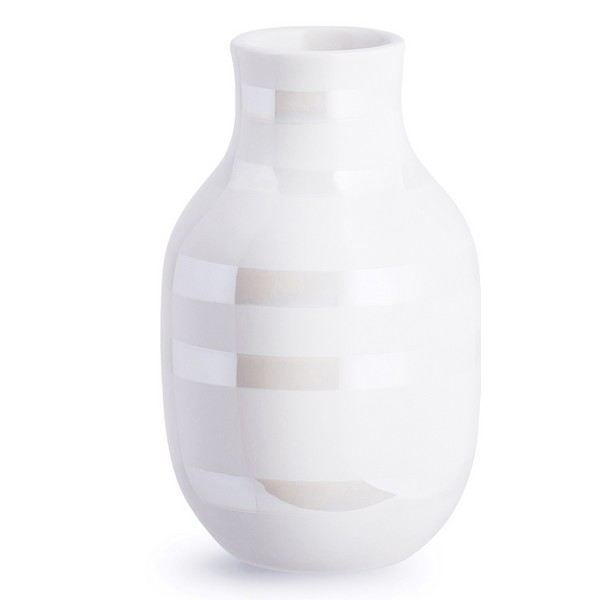 Kahler Omaggio Vase O 8 5 X 12 Cm Perlemor Den Nyeste Kahler Vase