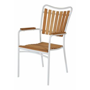 Teak Alu kombinations stole Havemøbelhuset Teak Alu kombinations stole Havemøbelhuset